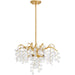 Quoizel - MAP2820GFL - Four Light Pendant - Maple - Gold Leaf