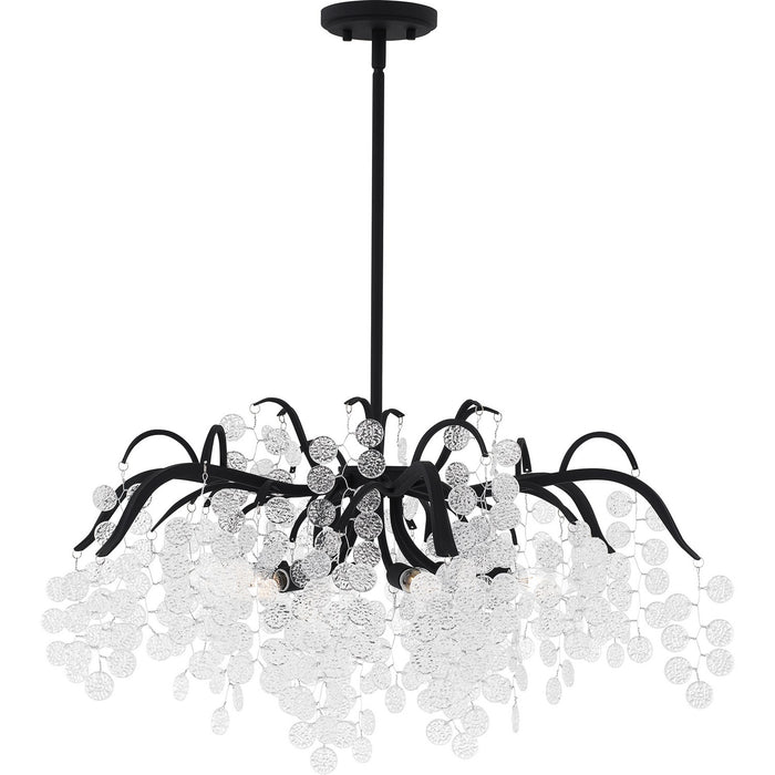 Quoizel - MAP5028EK - Six Light Chandelier - Maple - Earth Black