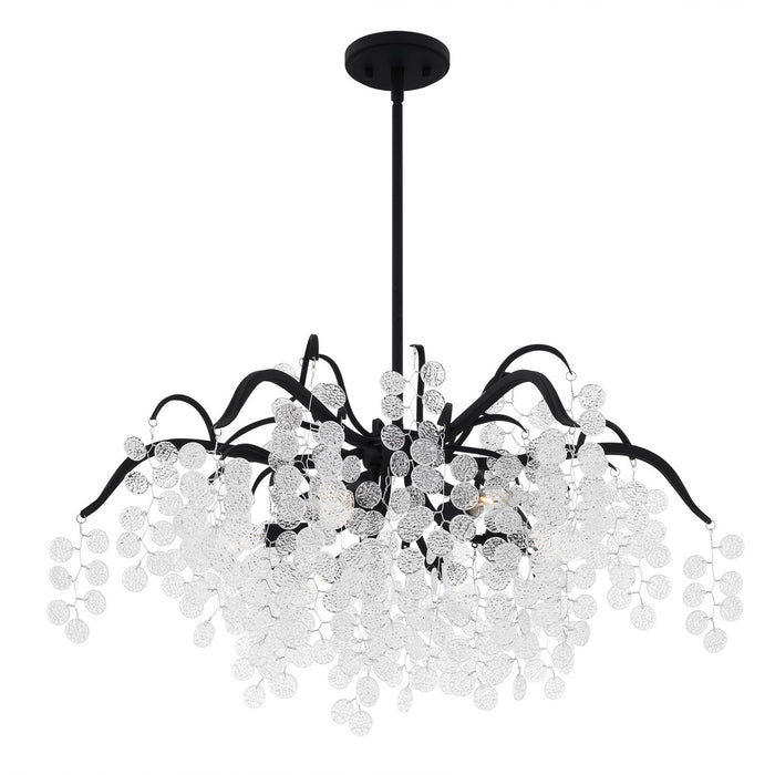 Quoizel - MAP5028EK - Six Light Chandelier - Maple - Earth Black