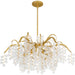 Quoizel - MAP5028GFL - Six Light Chandelier - Maple - Gold Leaf