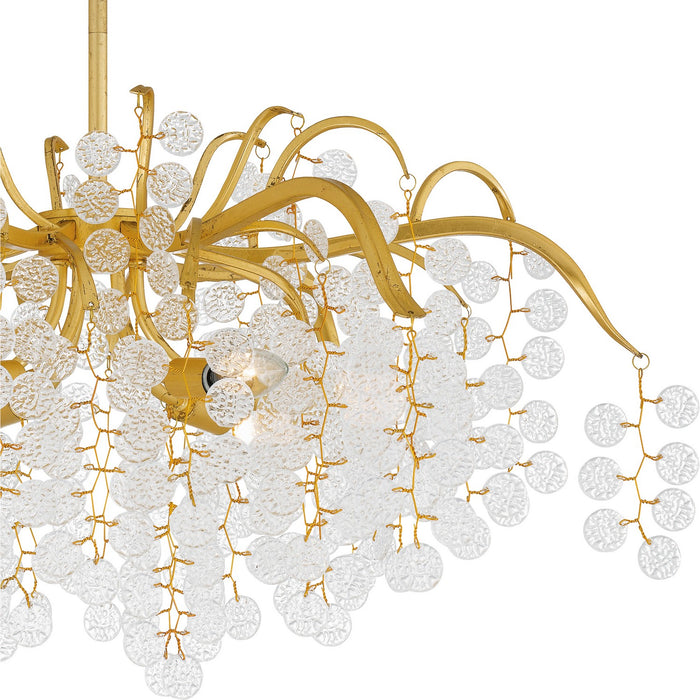 Quoizel - MAP5028GFL - Six Light Chandelier - Maple - Gold Leaf