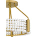 Quoizel - MOL1716BRG - Four Light Semi Flush Mount - Molly - Brushed Gold