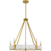 Quoizel - MOL5027BRG - Five Light Chandelier - Molly - Brushed Gold