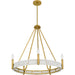 Quoizel - MOL5027BRG - Five Light Chandelier - Molly - Brushed Gold