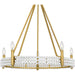 Quoizel - MOL5027BRG - Five Light Chandelier - Molly - Brushed Gold