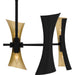 Quoizel - MYL5027MBK - Ten Light Chandelier - Myla - Matte Black