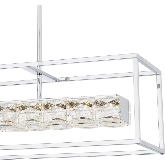 Quoizel - PCDZ136C - LED Linear Chandelier - Dazzle - Polished Chrome