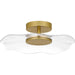 Quoizel - PCIB1718BRG - LED Semi Flush Mount - Ibis - Brushed Gold