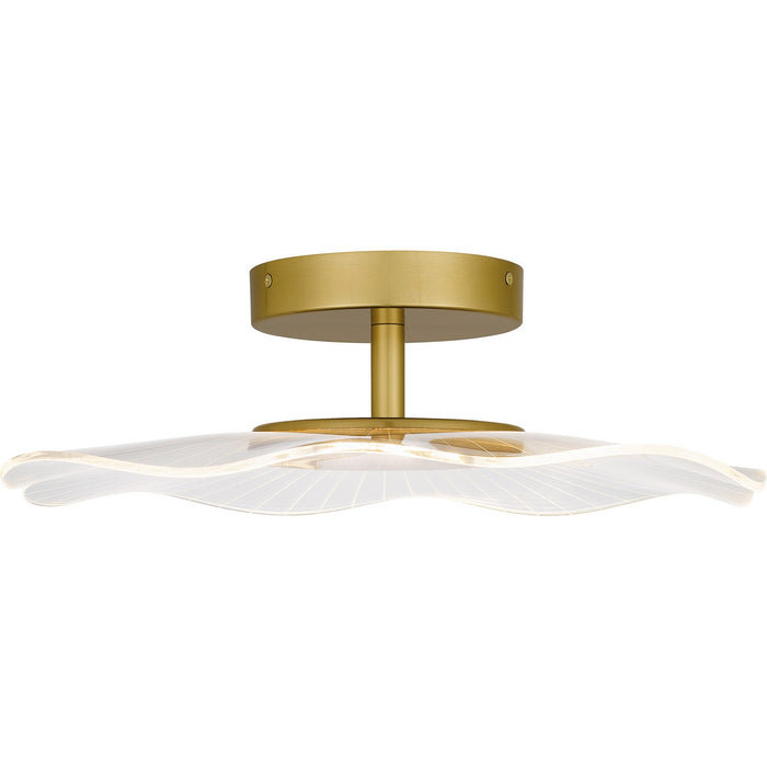 Quoizel - PCIB1718BRG - LED Semi Flush Mount - Ibis - Brushed Gold