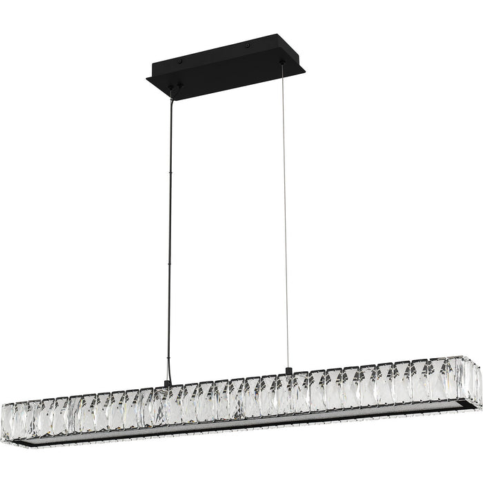 Quoizel - PCRES137MBK - LED Linear Chandelier - Reese - Matte Black