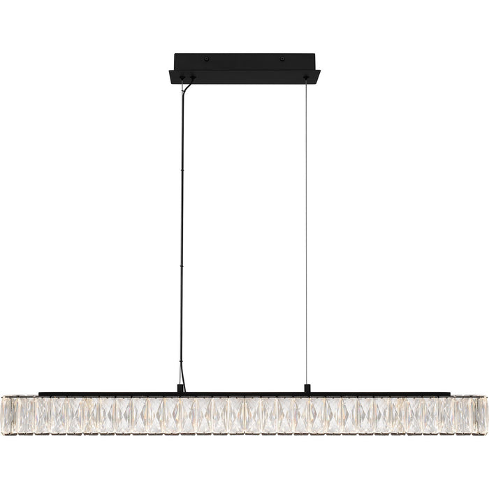 Quoizel - PCRES137MBK - LED Linear Chandelier - Reese - Matte Black