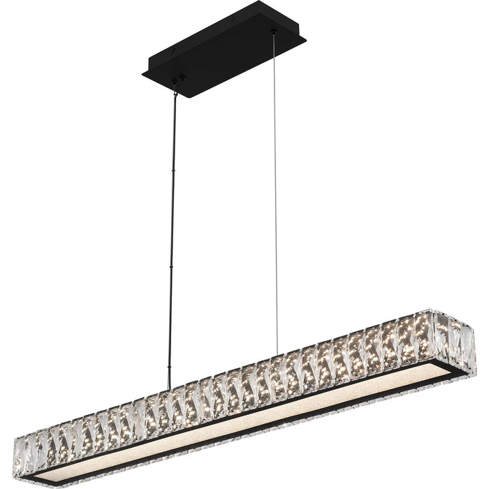 Quoizel - PCRES137MBK - LED Linear Chandelier - Reese - Matte Black