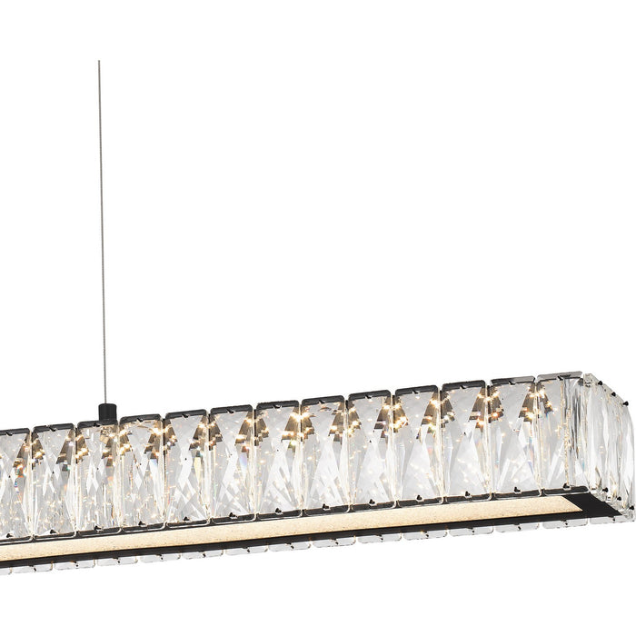 Quoizel - PCRES137MBK - LED Linear Chandelier - Reese - Matte Black