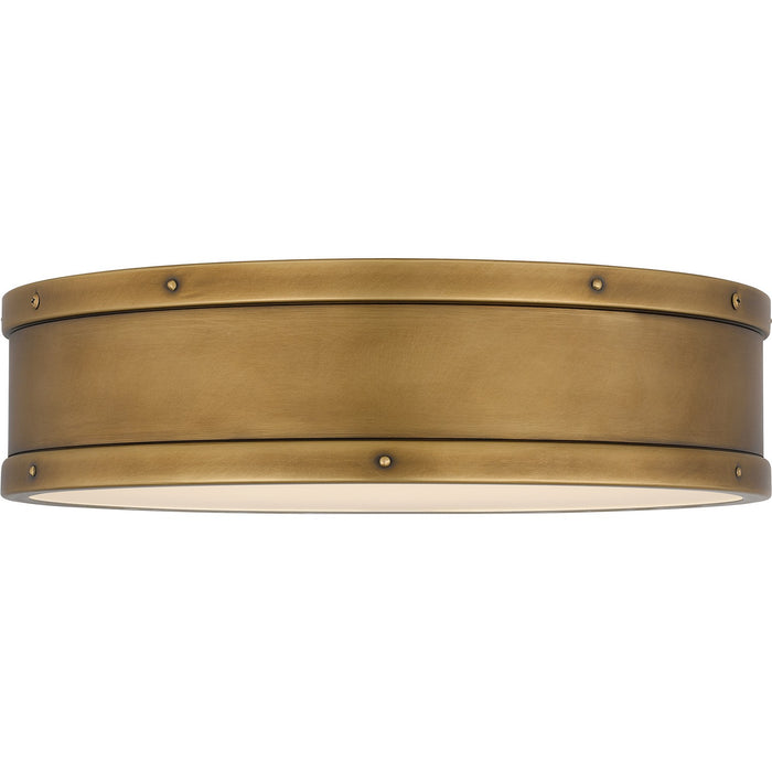 Quoizel - QFL5224WS - LED Flush Mount - Quoizel Flush Mount - Weathered Brass