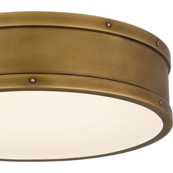 Quoizel - QFL5224WS - LED Flush Mount - Quoizel Flush Mount - Weathered Brass