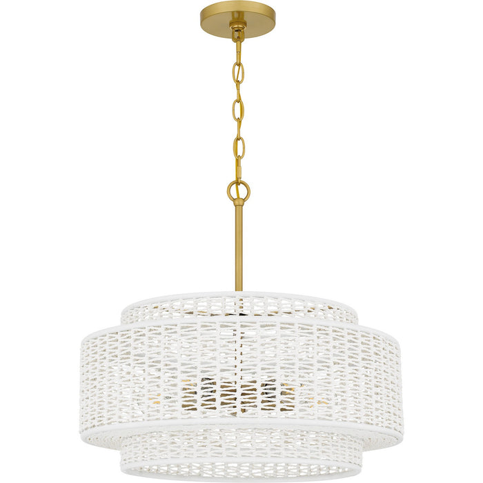 Quoizel - QP6161BRG - Five Light Pendant - Quoizel Pendant - Brushed Gold