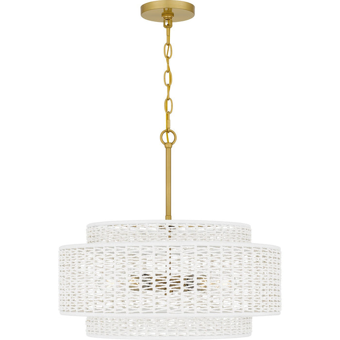 Quoizel - QP6161BRG - Five Light Pendant - Quoizel Pendant - Brushed Gold