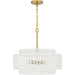 Quoizel - QP6161BRG - Five Light Pendant - Quoizel Pendant - Brushed Gold