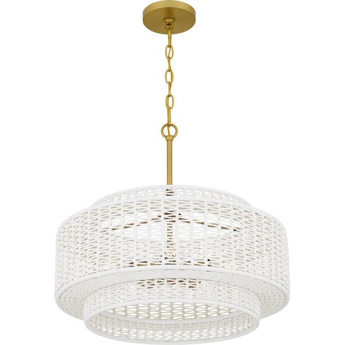 Quoizel - QP6161BRG - Five Light Pendant - Quoizel Pendant - Brushed Gold