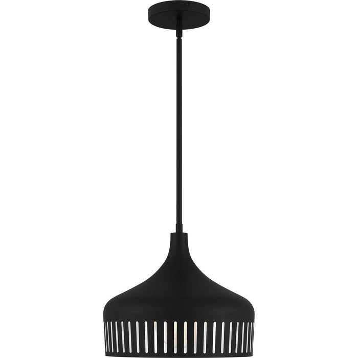 Quoizel - QP6208MBK - One Light Pendant - Quoizel Pendant - Matte Black