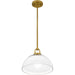 Quoizel - QP6217BRG - One Light Pendant - Quoizel Pendant - Brushed Gold