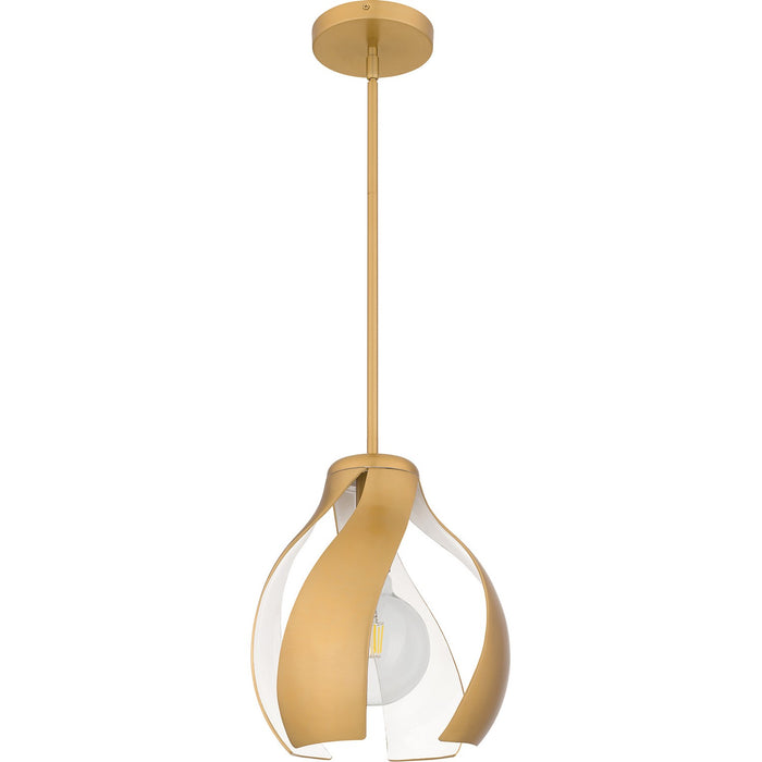 Quoizel - QP6739BWS - One Light Pendant - Quoizel Pendant - Brushed Weathered Brass