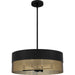 Quoizel - QP6740MBK - Four Light Pendant - Quoizel Pendant - Matte Black