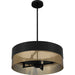 Quoizel - QP6740MBK - Four Light Pendant - Quoizel Pendant - Matte Black