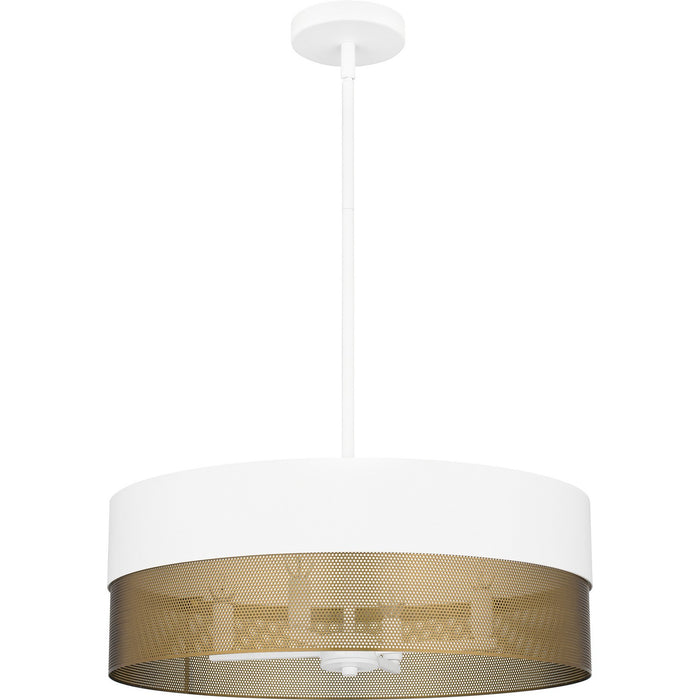 Quoizel - QP6740W - Four Light Pendant - Quoizel Pendant - Matte White