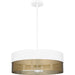 Quoizel - QP6740W - Four Light Pendant - Quoizel Pendant - Matte White