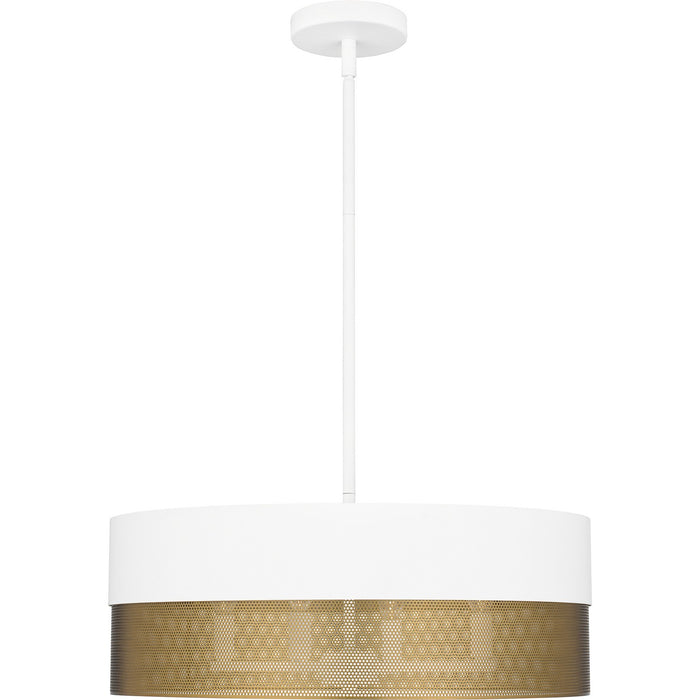 Quoizel - QP6740W - Four Light Pendant - Quoizel Pendant - Matte White