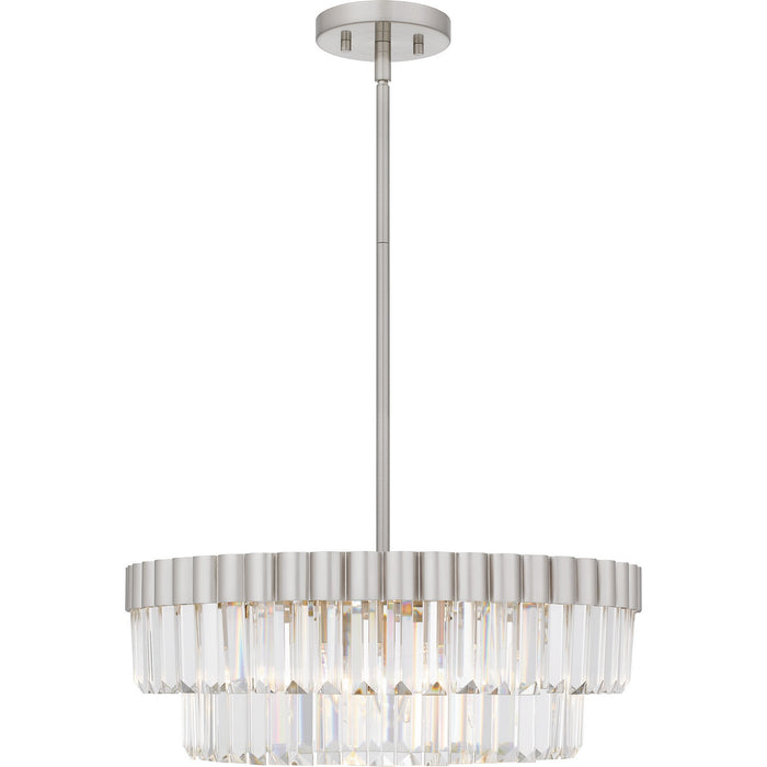 Quoizel - QP6742BN - Four Light Pendant - Quoizel Pendant - Brushed Nickel