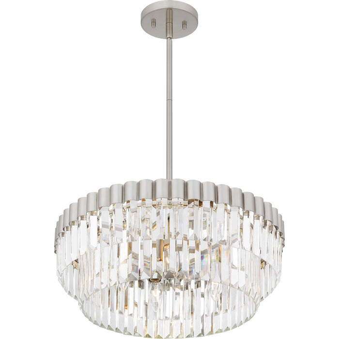 Quoizel - QP6742BN - Four Light Pendant - Quoizel Pendant - Brushed Nickel