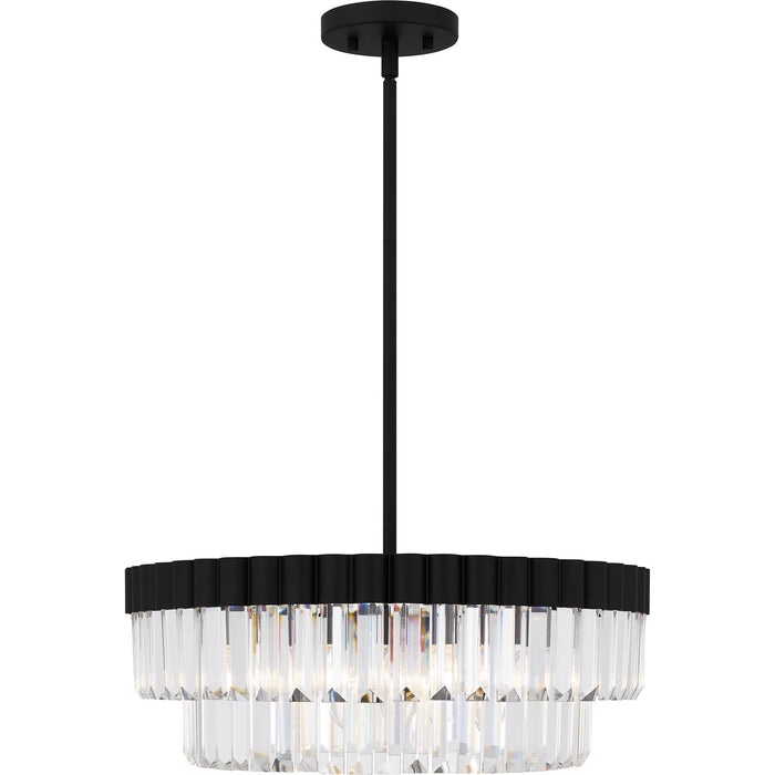 Quoizel - QP6742MBK - Four Light Pendant - Quoizel Pendant - Matte Black