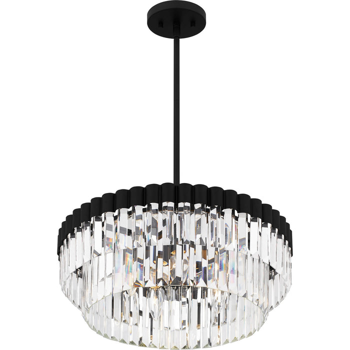 Quoizel - QP6742MBK - Four Light Pendant - Quoizel Pendant - Matte Black