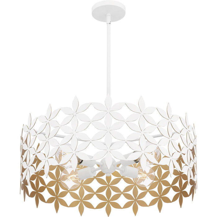 Quoizel - QP6746W - Four Light Pendant - Quoizel Pendant - Matte White