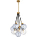 Quoizel - QP6749BWS - Four Light Pendant - Quoizel Pendant - Brushed Weathered Brass