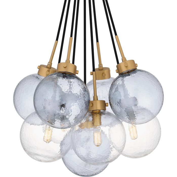 Quoizel - QP6749BWS - Four Light Pendant - Quoizel Pendant - Brushed Weathered Brass