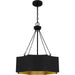 Quoizel - QP6755MBK - Four Light Pendant - Quoizel Pendant - Matte Black