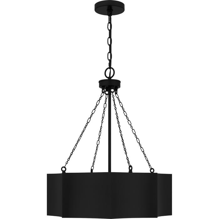 Quoizel - QP6755MBK - Four Light Pendant - Quoizel Pendant - Matte Black