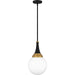 Quoizel - QP6758MBK - One Light Pendant - Quoizel Pendant - Matte Black