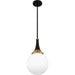 Quoizel - QP6758MBK - One Light Pendant - Quoizel Pendant - Matte Black