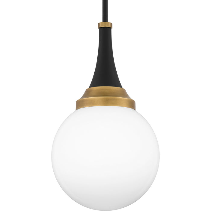 Quoizel - QP6758MBK - One Light Pendant - Quoizel Pendant - Matte Black