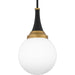 Quoizel - QP6758MBK - One Light Pendant - Quoizel Pendant - Matte Black