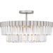 Quoizel - QSF6742BN - Four Light Semi Flush Mount - Quoizel Semi-Flush Mount - Brushed Nickel