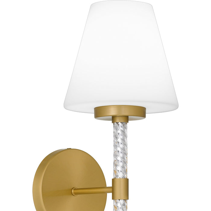 Quoizel - QW6752BRG - One Light Wall Sconce - Quoizel Wood - Brushed Gold