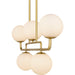 Quoizel - RGS540BRG - Five Light Linear Chandelier - Regis - Brushed Gold