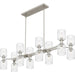 Quoizel - RMD846BN - Eight Light Linear Chandelier - Ramada - Brushed Nickel