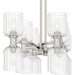 Quoizel - RMD846BN - Eight Light Linear Chandelier - Ramada - Brushed Nickel