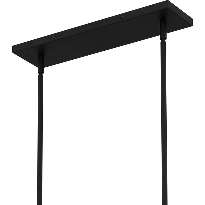 Quoizel - RMD846MBK - Eight Light Linear Chandelier - Ramada - Matte Black